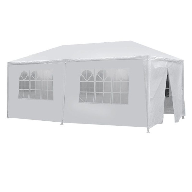 3x6 méteres party sátor, fehér színű 