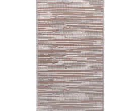 Barna PP kültéri szőnyeg 80 x 150 cm - utánvéttel vagy ingyenes szállítással
